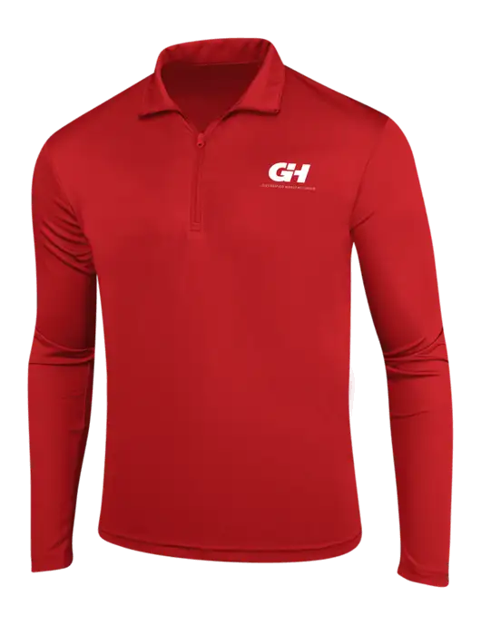 Red PosiCharge Competitor 1/4 Zip Pullover w/G&H Logo