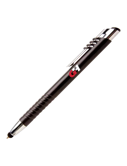 Schirhart Black Stylus Pen - Blue Ink w/G&H Logo