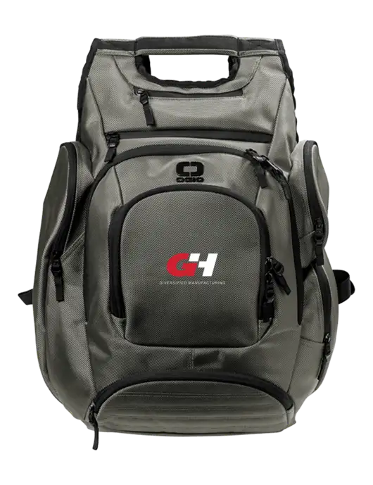 OGIO Medium Grey Metro Ballistic Laptop Backpack w/G&H Logo