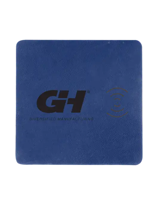 Light Navy Blue Laserable Leatherette Phone Charging Mat w/G&H Logo