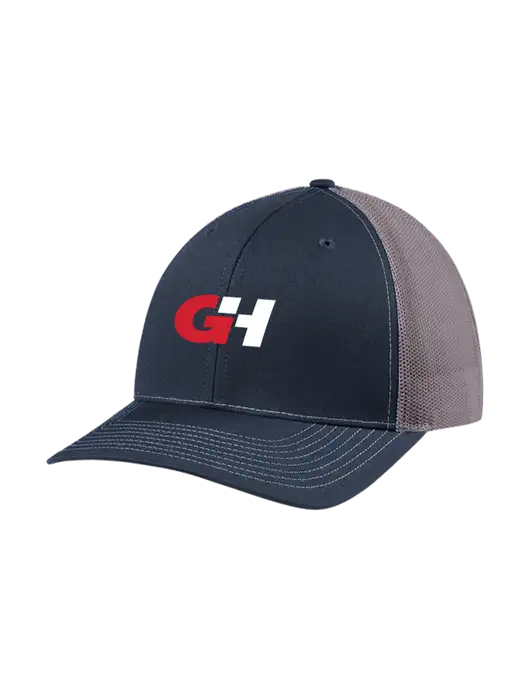 Richardson Adjustable Snapback Original 112 Trucker Cap Navy w/Charcoal Mesh w/G&H Logo