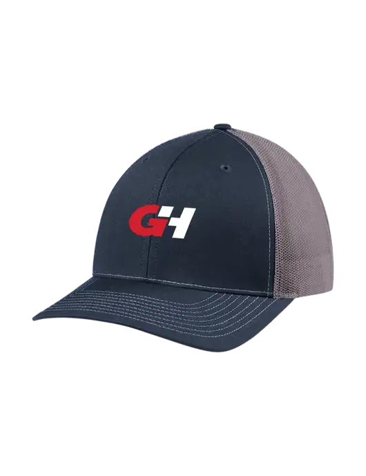 Richardson Adjustable Snapback Original 112 Trucker Cap Navy w/Charcoal Mesh w/G&H Logo