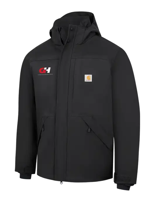 Carhartt Black Storm Defender Shoreline Jacket w/G&H Logo