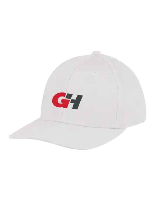 Premium Modern Structured Twill White Snapback Cap w/G&H Logo