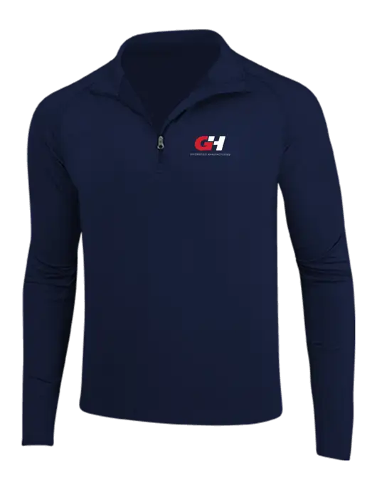 Navy Sport Wick Stretch 1/4 Zip Pullover w/G&H Logo