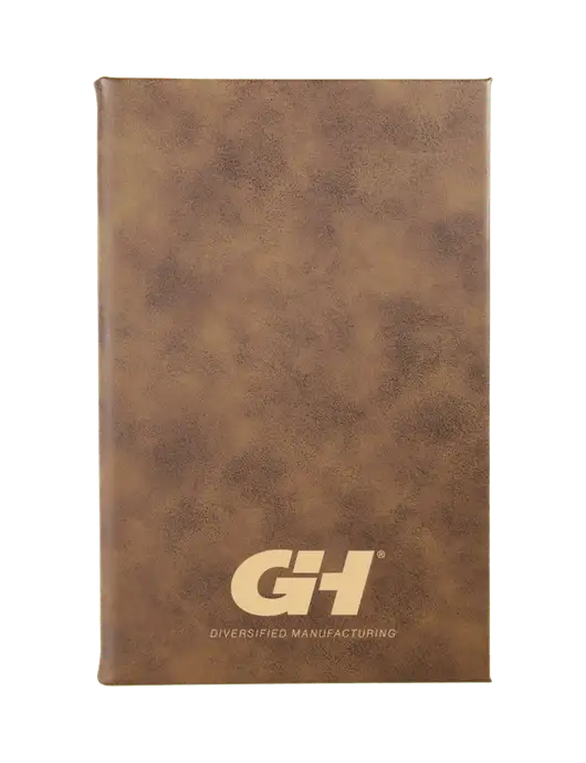 Rustic Leatherette 5.25 x 8.25 Journal w/G&H Logo