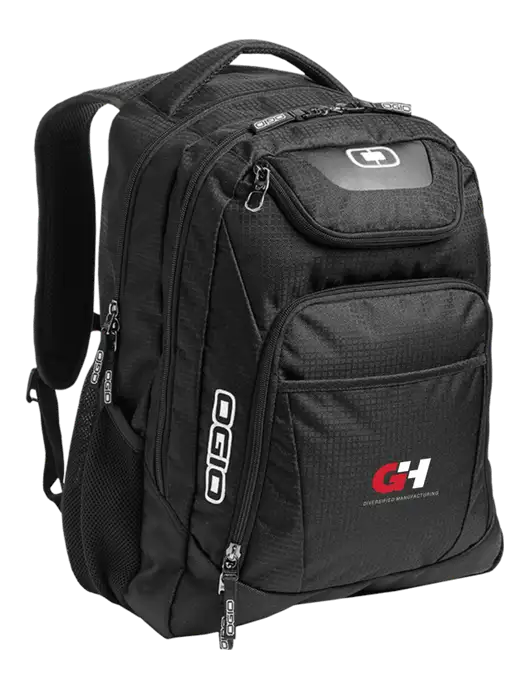 OGIO Black/Silver Excelsior Laptop Backpack w/G&H Logo