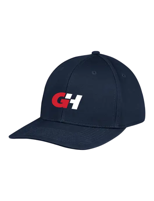 Premium Modern Structured Twill Navy Snapback Cap w/G&H Logo
