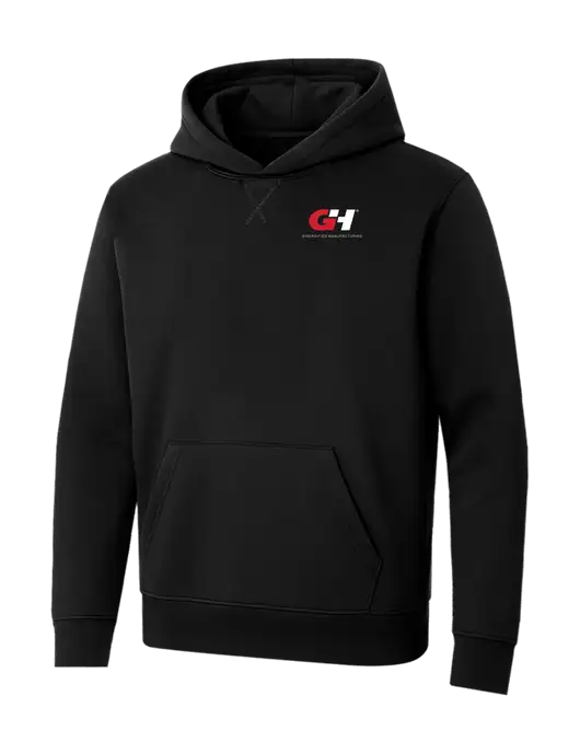 Allmade Deep Black Organic French Terry Pullover Hoodie w/G&H Logo