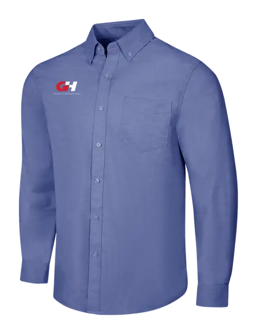 Navy SuperPro Oxford Shirt w/G&H Logo
