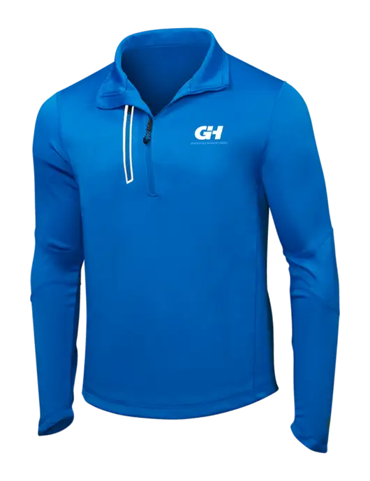 OGIO Electric Blue Endurance Fulcrum 1/4 Zip w/G&H Logo