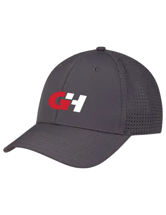 Charcoal Performance Stretchable Cap Hook & Loop w/G&H Logo