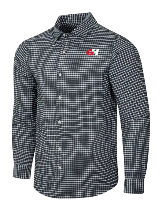 Dark Grey/White City Stretch Shirt w/G&H Logo