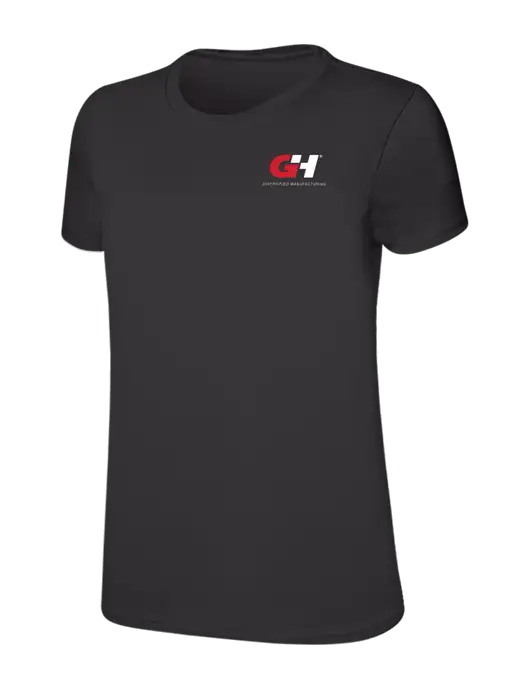 Womens Ring Spun Charcoal 4.5 oz T-Shirt w/G&H Logo