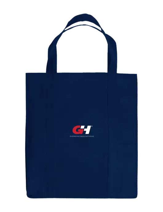 Eco Reusable Jumbo Navy Blue Shopping Bag w/G&H Logo