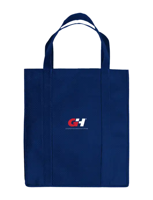 Eco Reusable Jumbo Navy Blue Shopping Bag w/G&H Logo