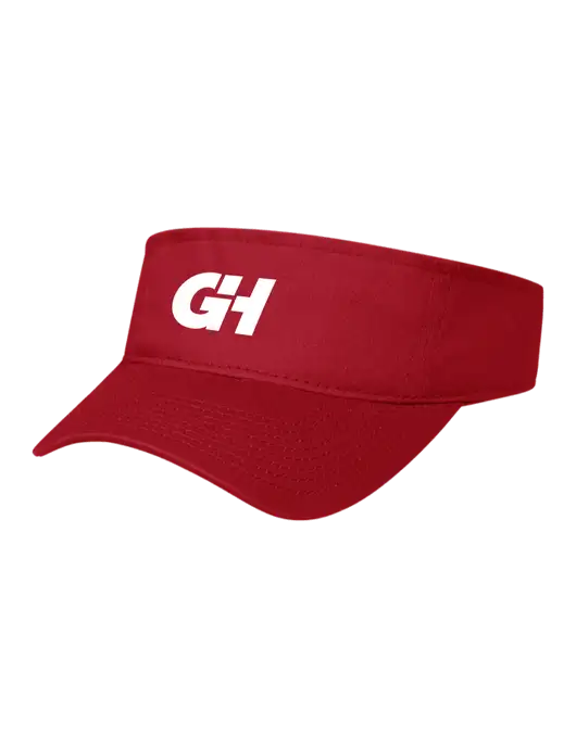 Red Cap Visor w/G&H Logo