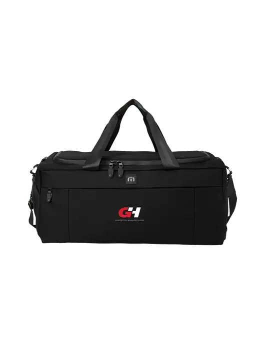TravisMathew Black Duration Duffel w/G&H Logo