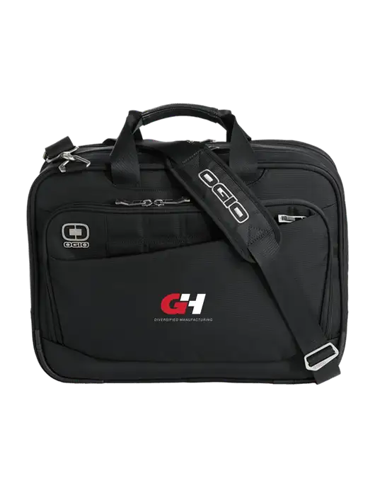 OGIO Black Element Laptop Messenger Bag w/G&H Logo