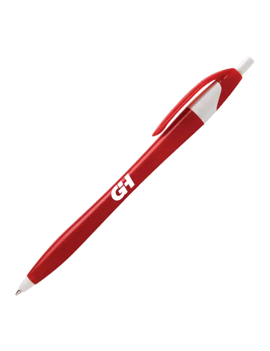 Novella Red/White Executive Pen - Blue Ink w/G&H Logo