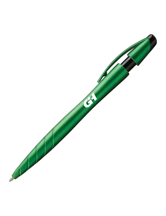 Awali Green Metallic Pen - Black Ink w/G&H Logo