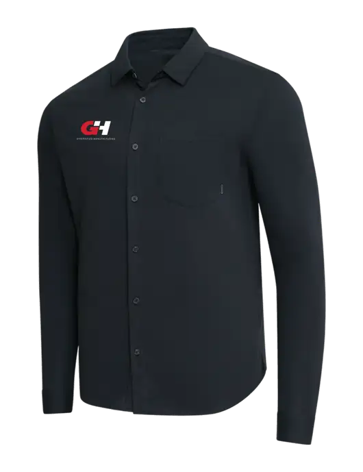 OGIO Black Extend Long Sleeve Button Up Shirt w/G&H Logo