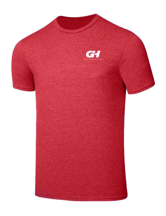 Seriously Soft Heathered Red T-Shirt w/G&H Logo