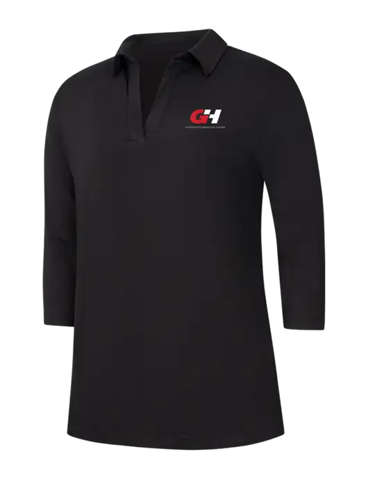Womens Black Luxe Knit Tunic w/G&H Logo