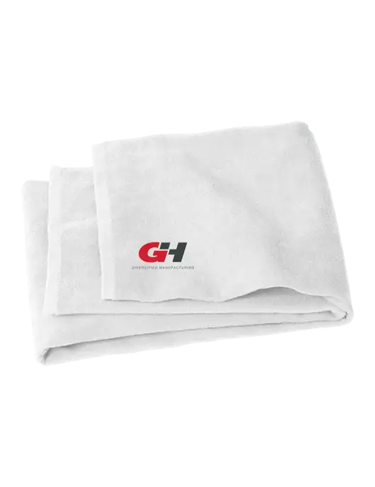 White Beach Towel w/G&H Logo