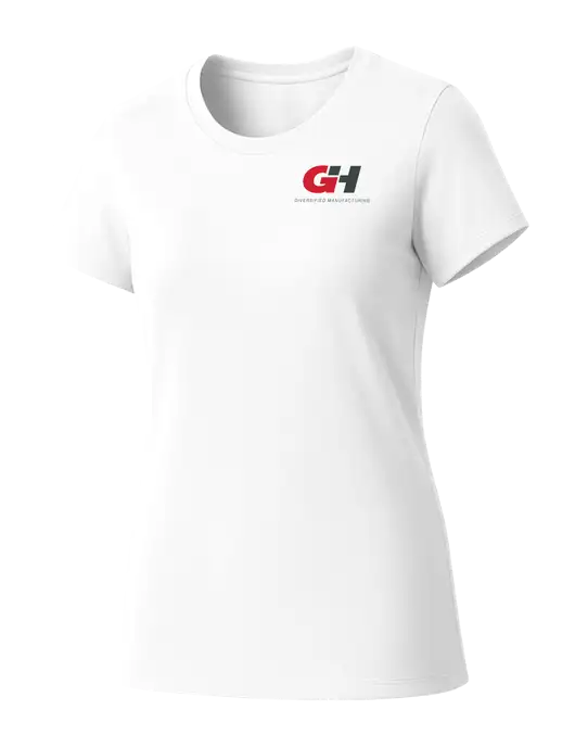Womens Seriously Soft White T-Shirt w/G&H Logo