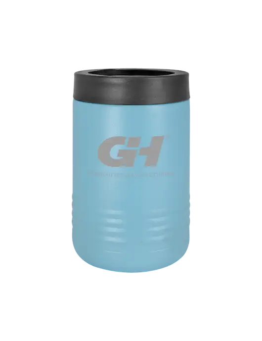 Polar Camel 12 oz Powder Coated Light Blue Vacuum Insulated Beverage Holder w/G&H Logo