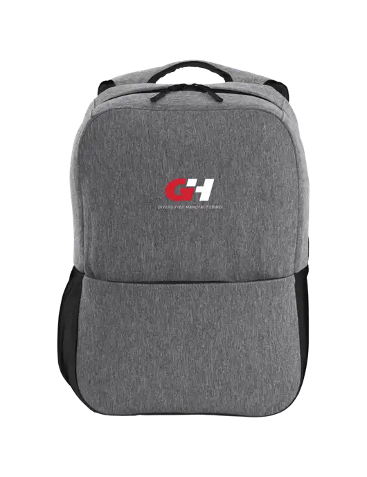 Access Square Laptop Graphite Heather/Black Backpack w/G&H Logo