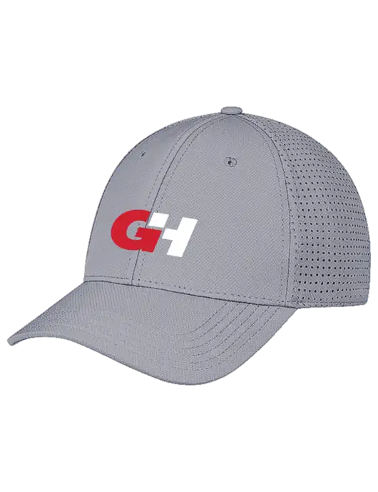 Grey Performance Stretchable Cap Hook & Loop w/G&H Logo