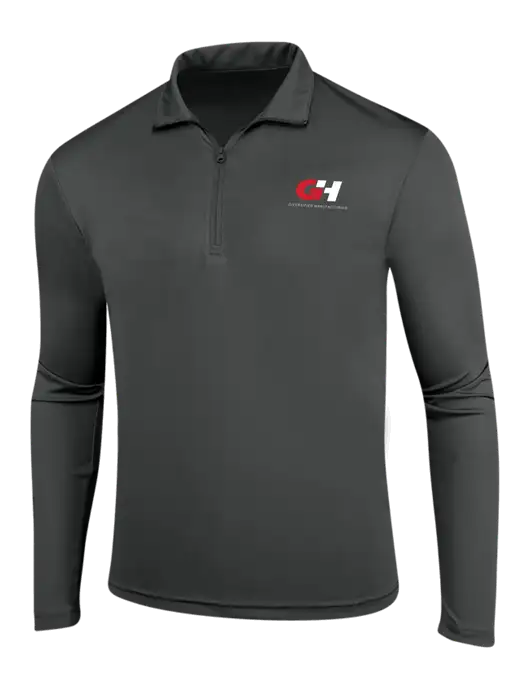 Dark Grey PosiCharge Competitor 1/4 Zip Pullover w/G&H Logo