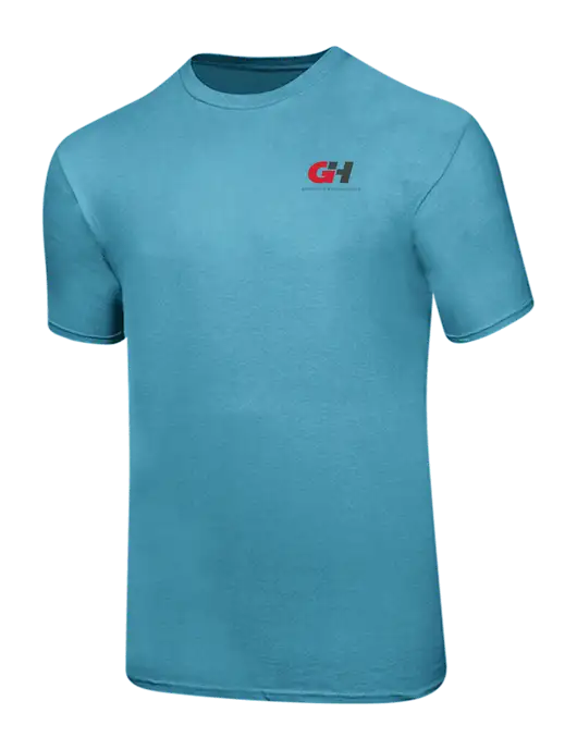 Ring Spun Light Sapphire 4.5 oz T-Shirt w/G&H Logo