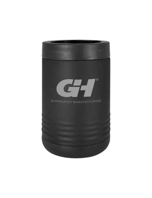 Polar Camel 12 oz Powder Coated Black Vacuum Insulated Beverage Holder w/G&H Logo