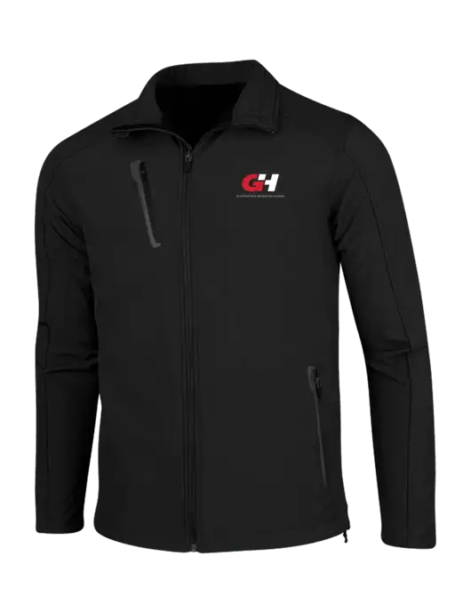 Black Welded Softshell Jacket w/G&H Logo
