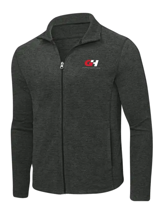 Charcoal Heather Microfleece Full-Zip Jacket w/G&H Logo