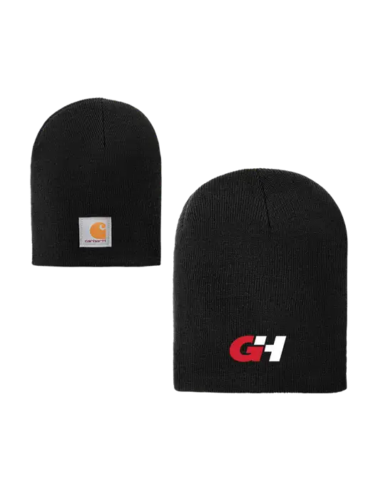Carhartt Black Acrylic Knit Hat w/G&H Logo