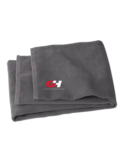 Graphite Beach Towel w/G&H Logo