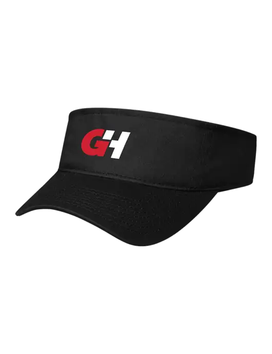 Black Cap Visor w/G&H Logo