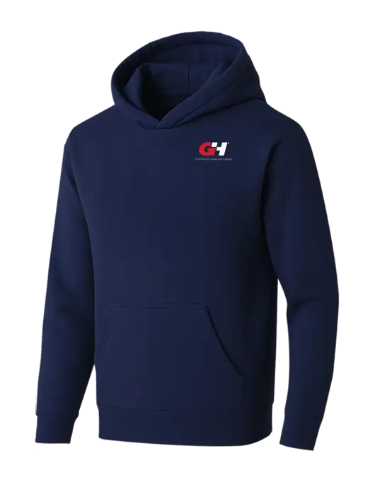 BELLA+CANVAS Navy Sponge Fleece Pullover Hoodie w/G&H Logo