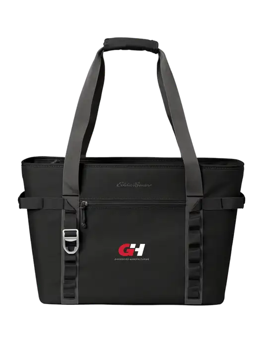 Eddie Bauer Black/Medium Grey Max Cool Tote Cooler  w/G&H Logo