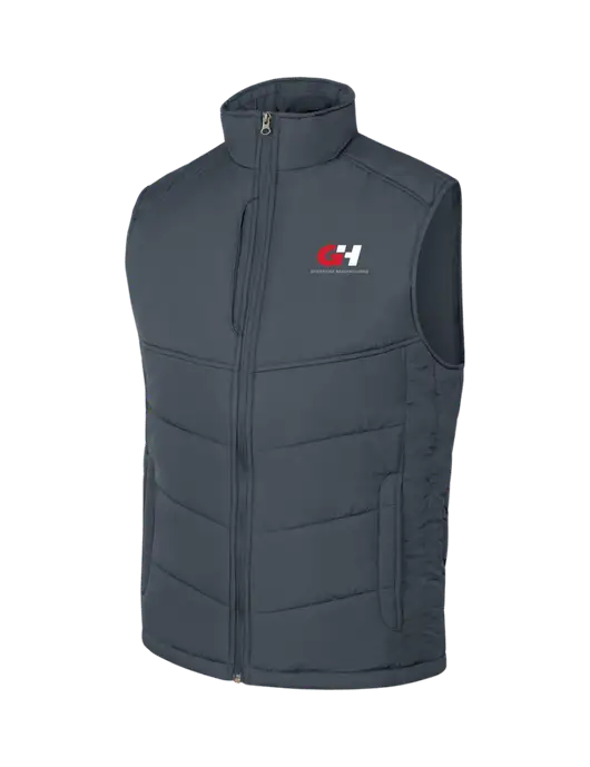 Dark Slate/Black Puffy Vest w/G&H Logo