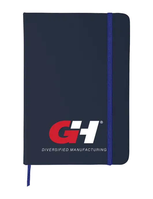 Dark Navy Blue Comfort Touch Bound Journal 5" X 7" w/G&H Logo