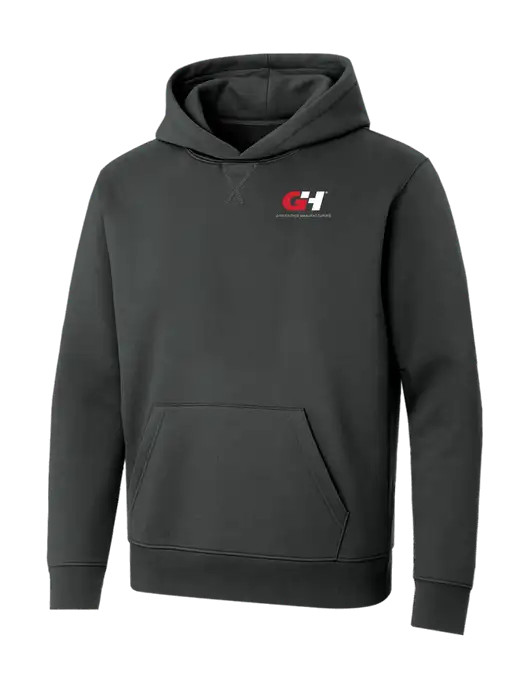 Allmade Charcoal Grey Organic French Terry Pullover Hoodie w/G&H Logo