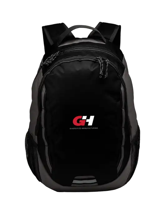Ridge Black/Dark Charcoal Laptop Backpack w/G&H Logo