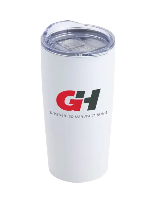 Society White 20 oz Insulated Tumbler w/G&H Logo
