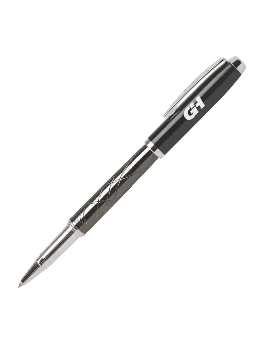 Modernist Black Rollerball Pen - Black Ink w/G&H Logo