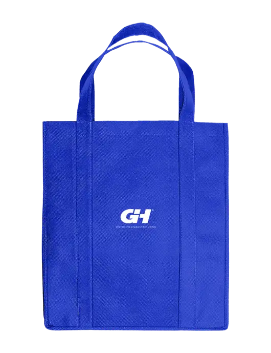 Eco Reusable Jumbo Royal Shopping Bag w/G&H Logo